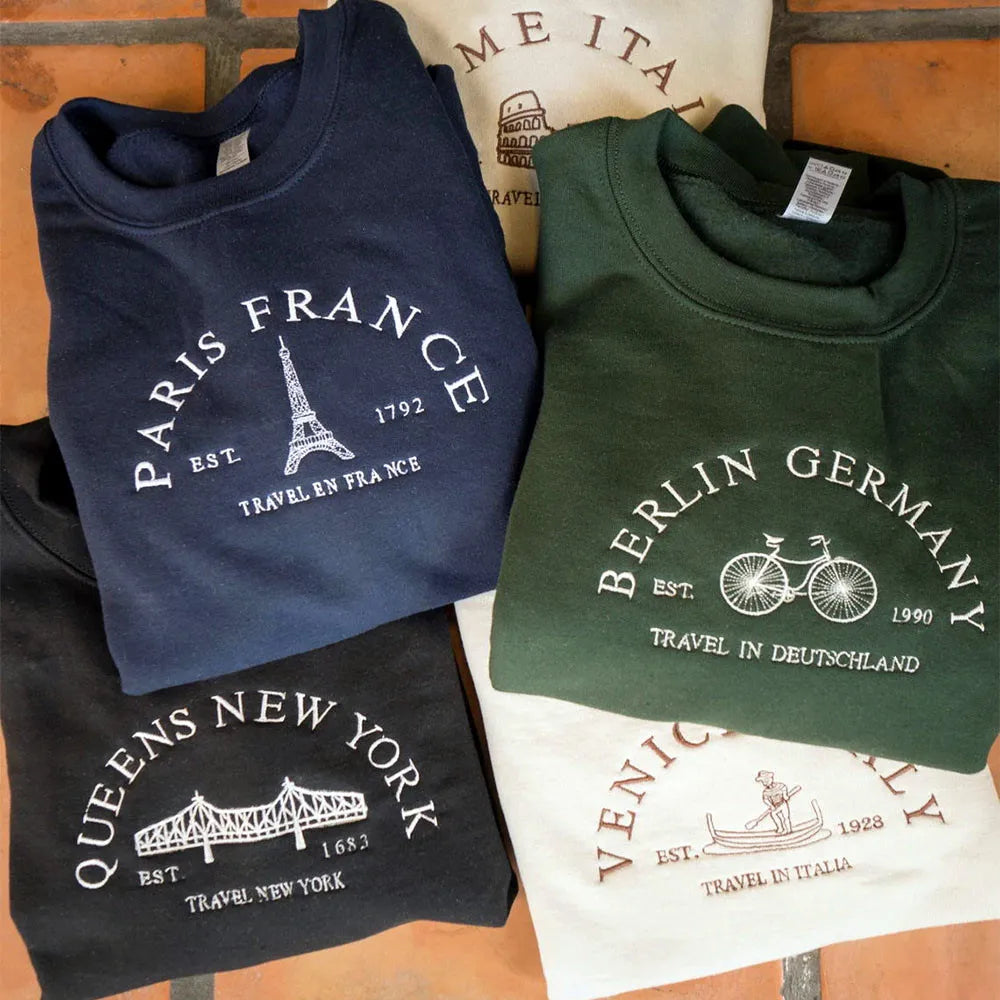 Queens New York Pullover - Travel The World Collection
