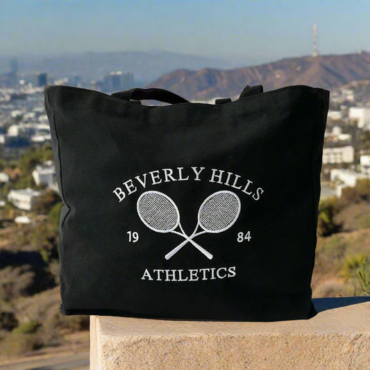 Beverly Hills 1984 Athletics Tote Bag - Black
