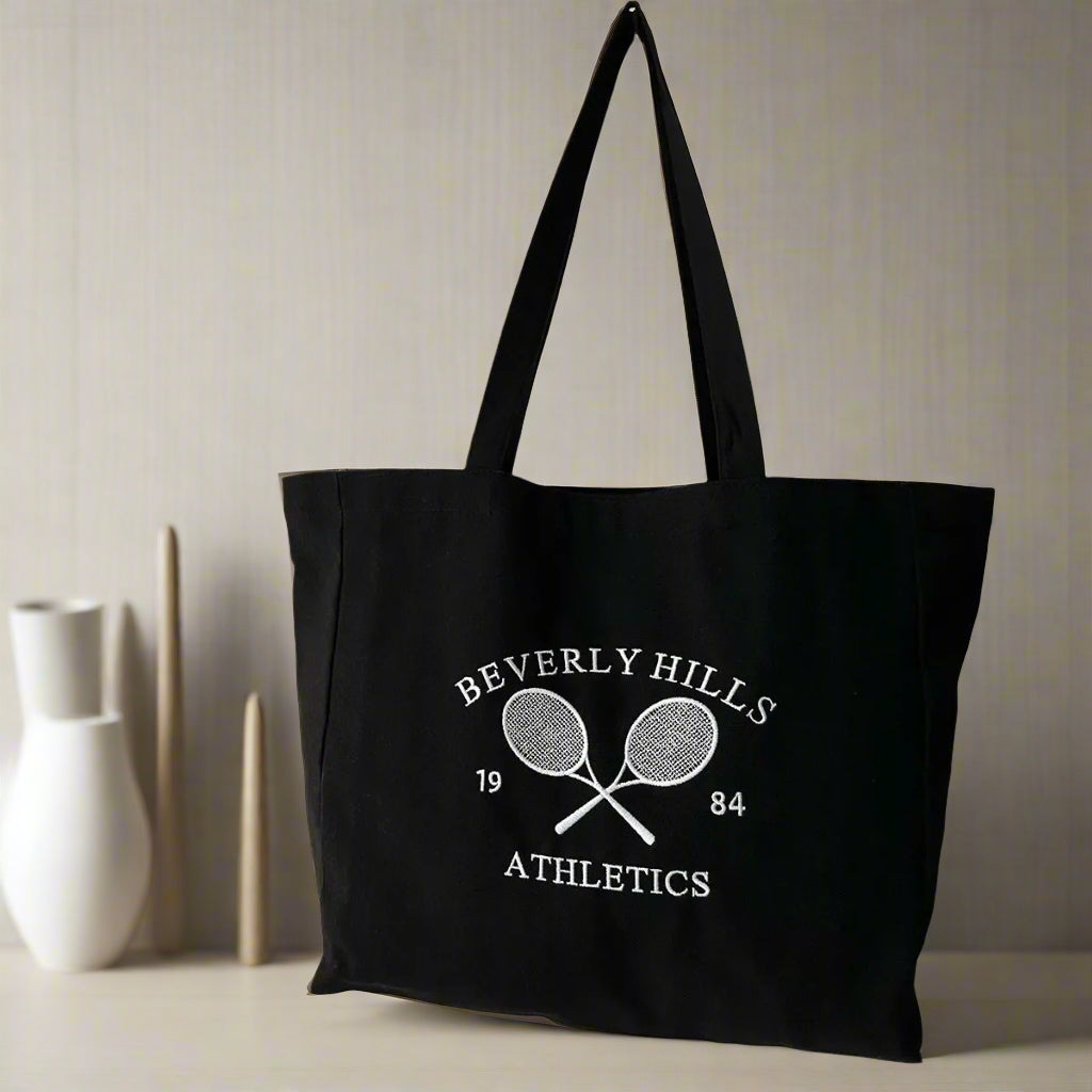Beverly Hills 1984 Athletics Tote Bag - Black