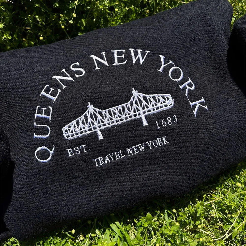 Queens New York Pullover - Travel The World Collection